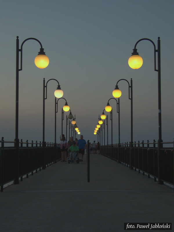 Końcówka międzyzdrojskiego molo